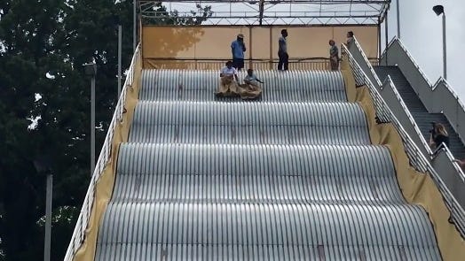 Woman suing City of Detroit and Michigan DNR, claiming her kids were injured on Belle Isle's Giant Slide
