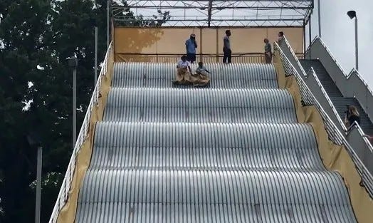 Belle Isle giant slide