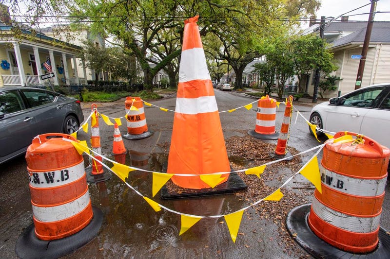 Giant Traffic Cone Running For Mayor Of New Orleans
