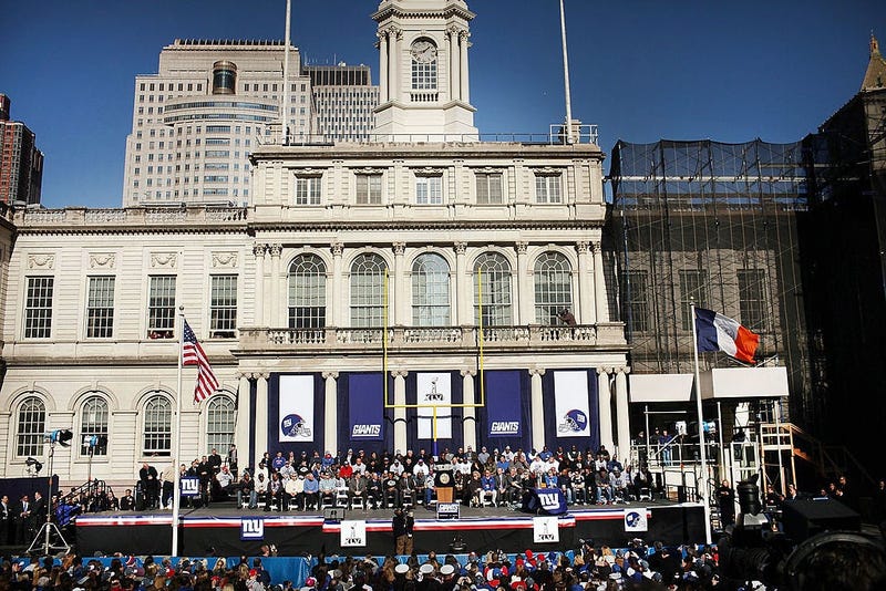 Giants Super Bowl XLVI Ticker Tape Parade