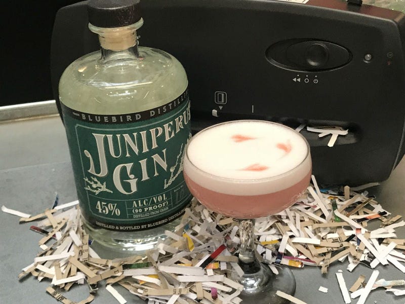 Shred a photo of your ex, and sample Juniper Gin from Bluebird Distillery.