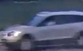 silver SUV
