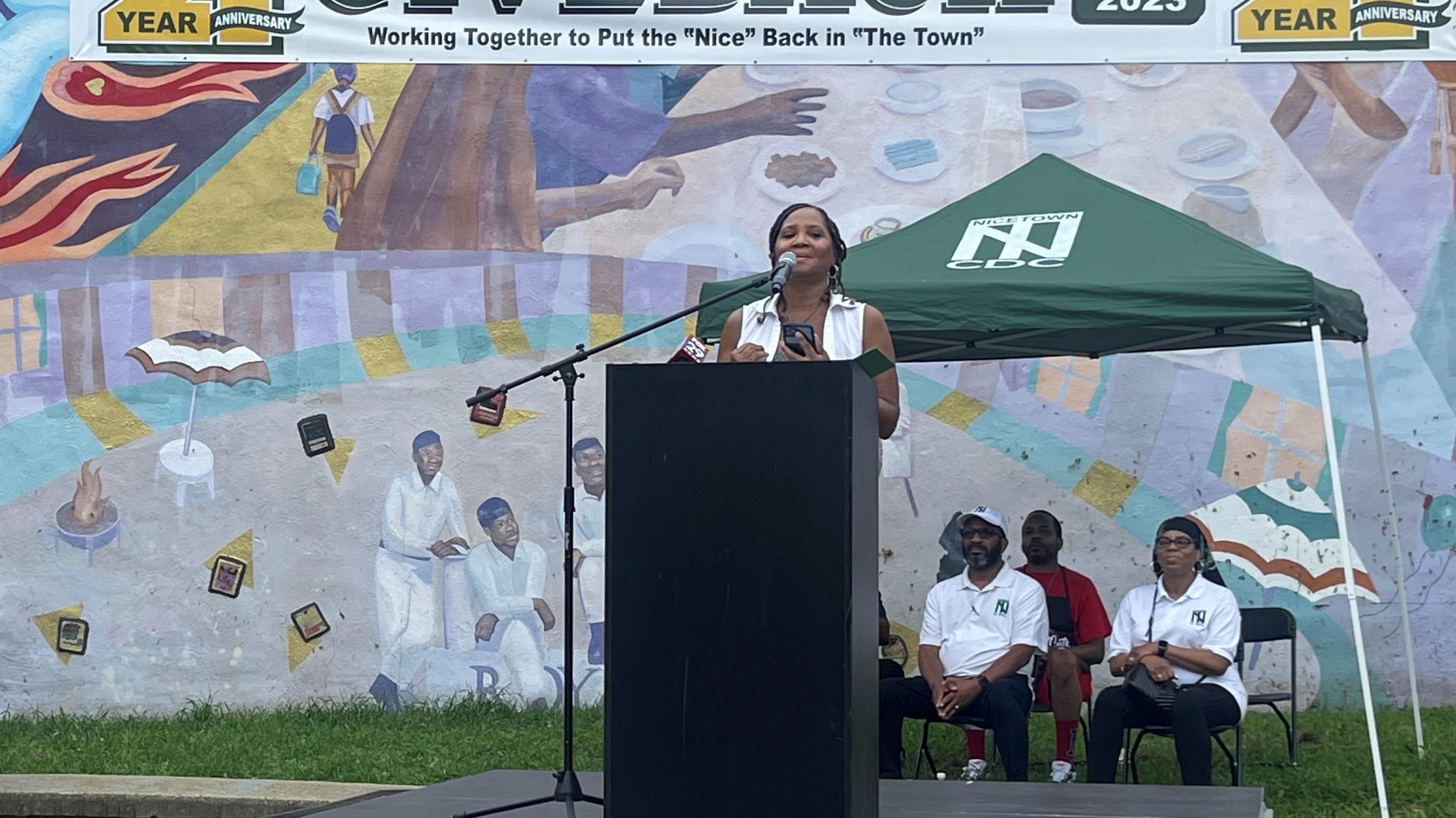 Community groups unite against gun violence at Nicetown Give Back Festival