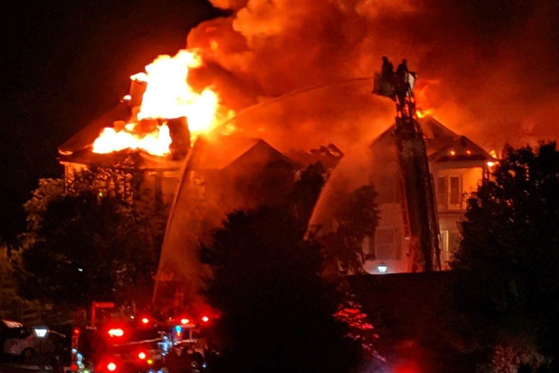 Fire at the ReNew Glenmoore apartments in Chester County sends 75 people out of their homes in the middle of the night. 