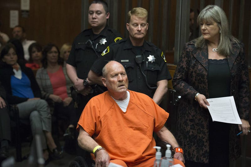Joseph Deangelo, the so-called Golden State Killer, at his arraignment for a 1978 murder on April 27, 2018.