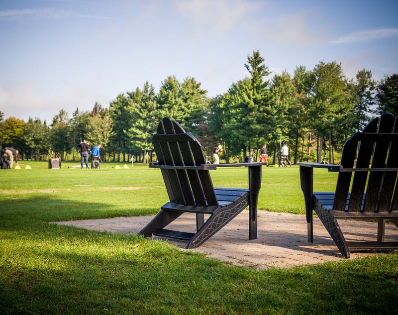 greenway with chairs