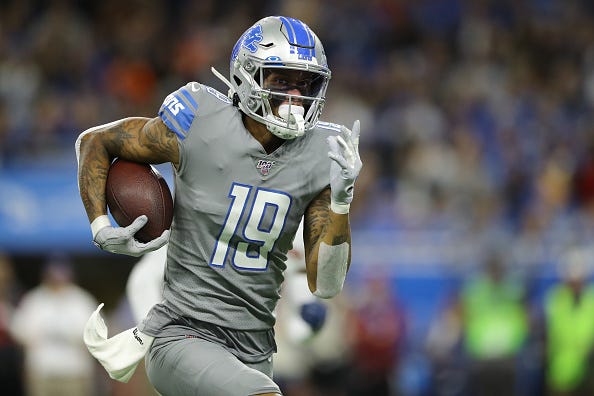 Kenny Golladay finds the open field for the Lions. 