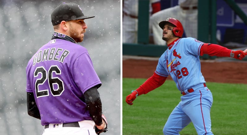 Austin Gomber, Nolan Arenado