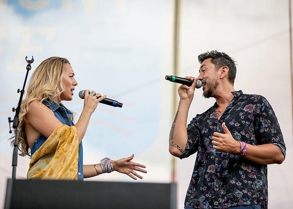 Gone West, Colbie Calliat, country music, Justin Young, Break Up, Engagement