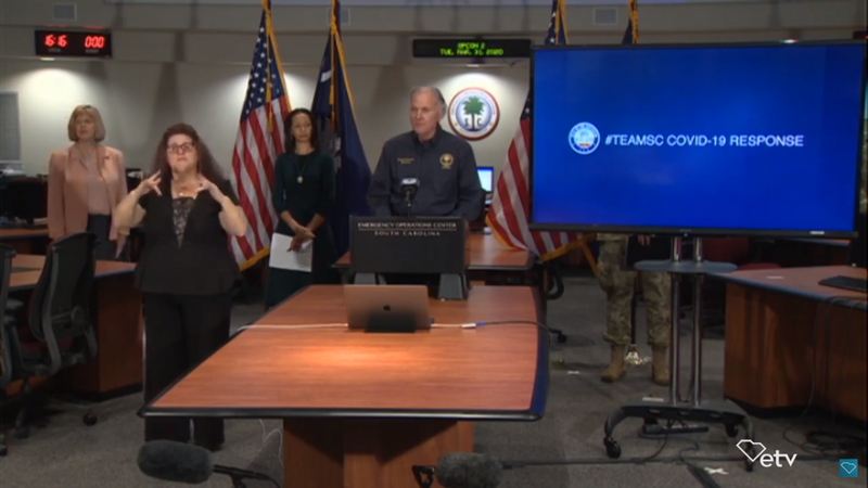 Gov. Henry McMaster at Press Conference