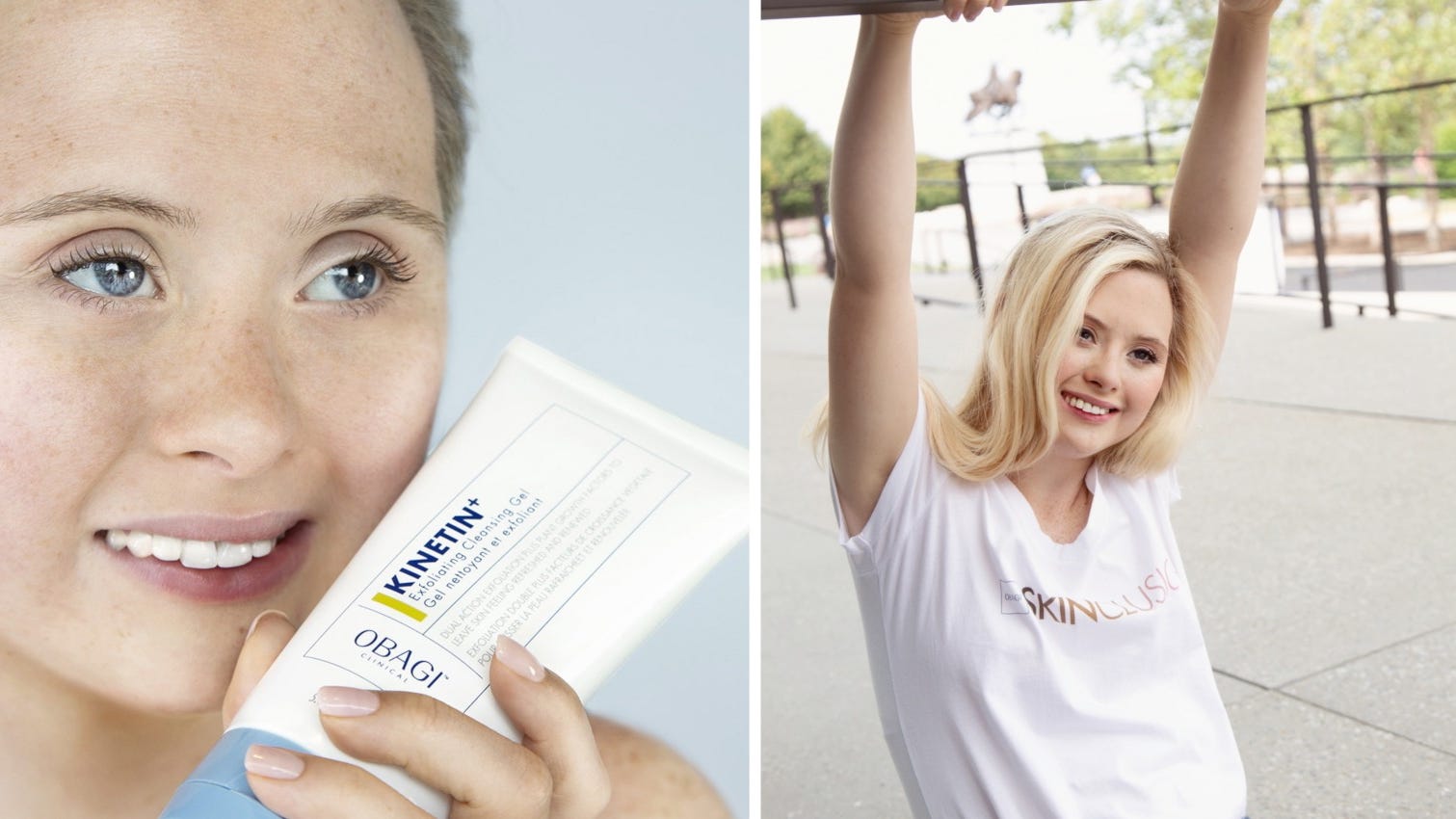 Model with Down syndrome earns breakthrough deal with U.S. skincare company