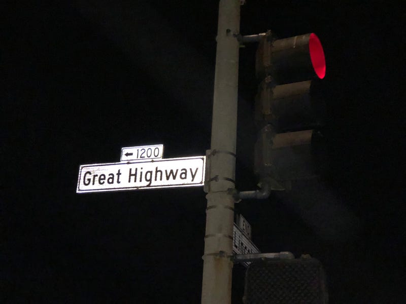 Great Highway reopened Monday in San Francisco.