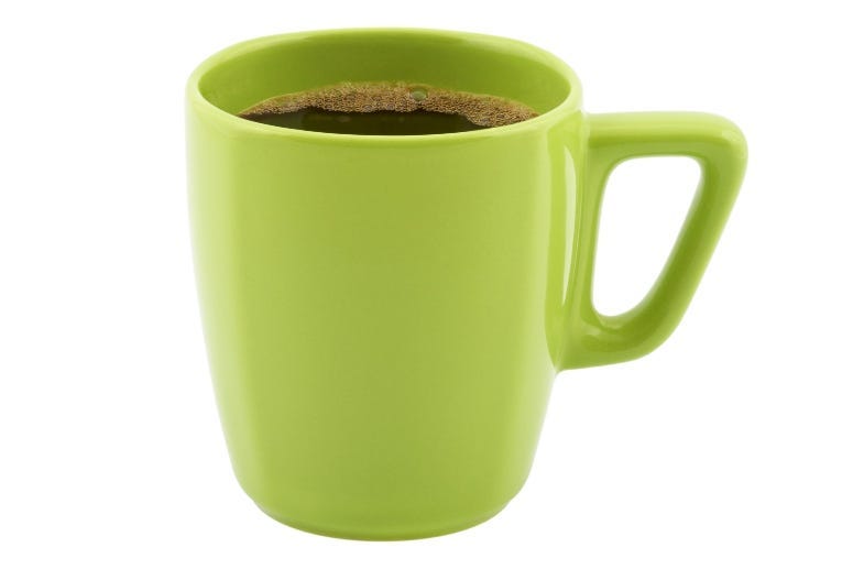 Green mug Homiel Getty Image