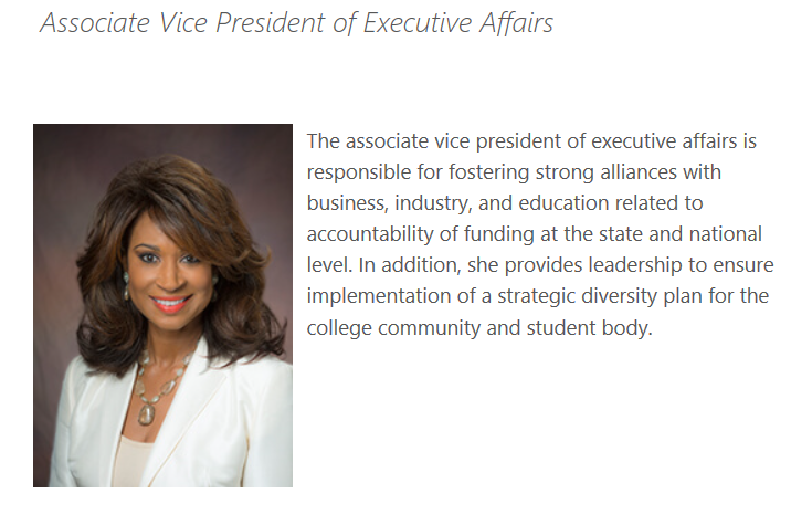 Associate Vice President of Executive Affairs - Wendy Walden