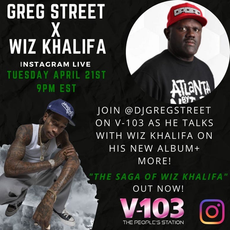 Rapper Wiz Khalifa Greg Street 