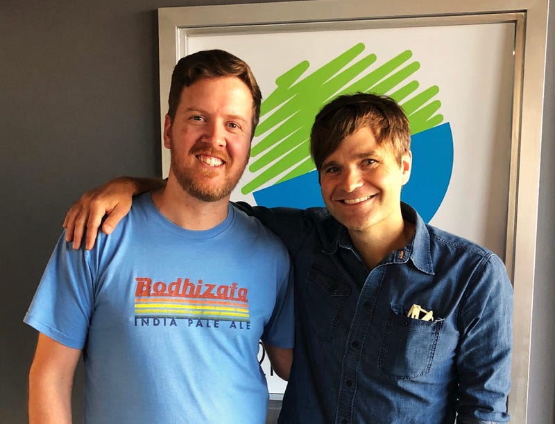 Gregr and Ben Gibbard of Death Cab For Cutie