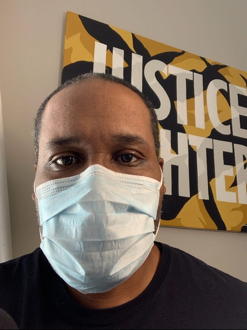 GA NAACP VP Gerald Griggs says wearing a mask is a misdemeanor in GA punishable by up to 12 months in jail and a $1000 fine with no exceptions for a global pandemic