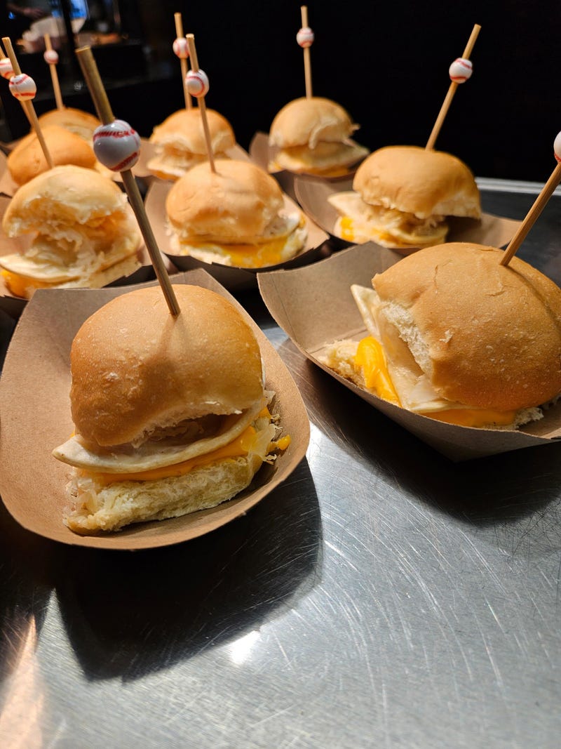 Pierogi Grilled Cheese Slider