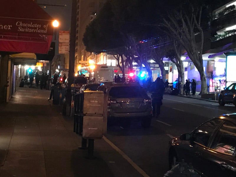 A group arrest during a George Floyd protest in San Francisco on Sunday, May 31, 2020.