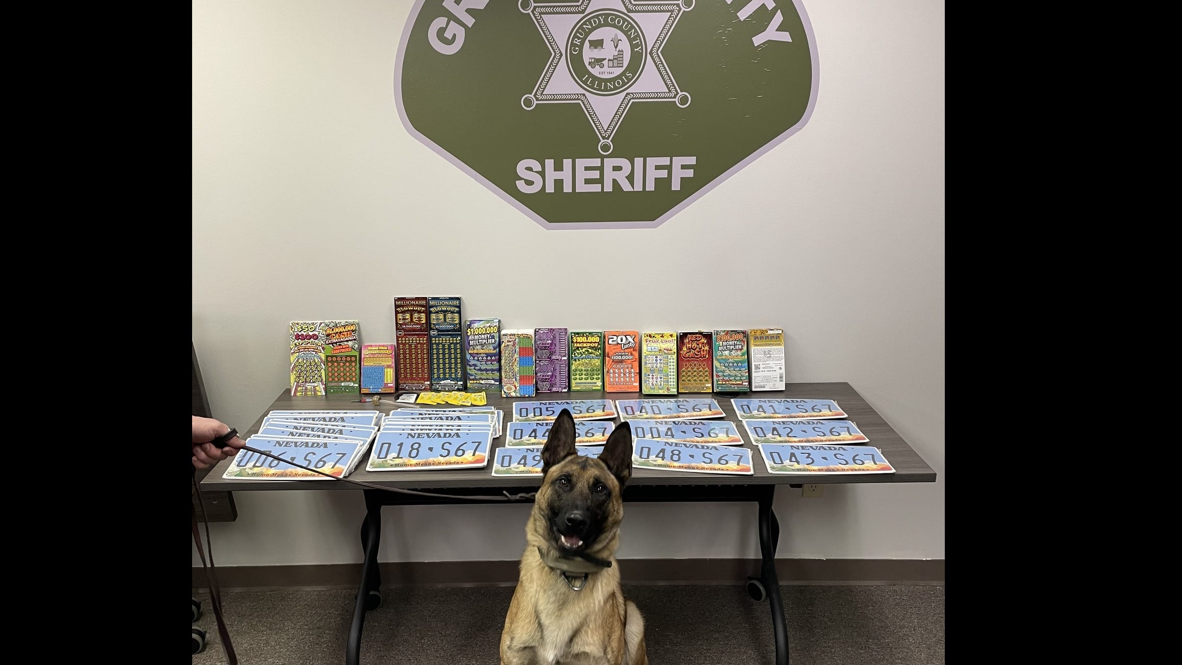 Arroyo Grande man busted on I-55, carrying stolen bundle of out of state lottery tickets, license plates: Sheriff