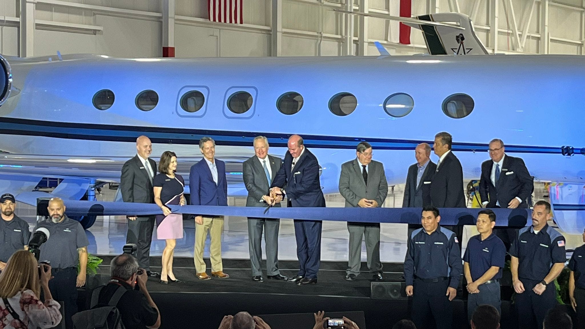 Gulfstream opens $35 million maintenance hub in Fort Worth