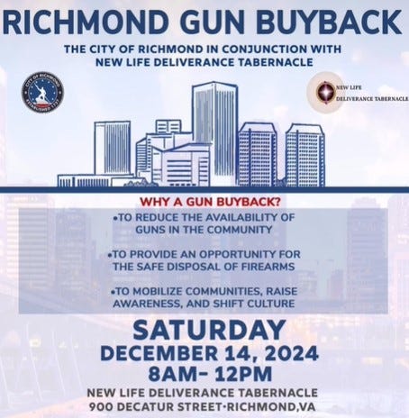 Gun buyback event