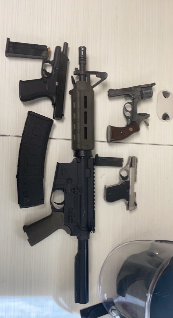 Guns seized