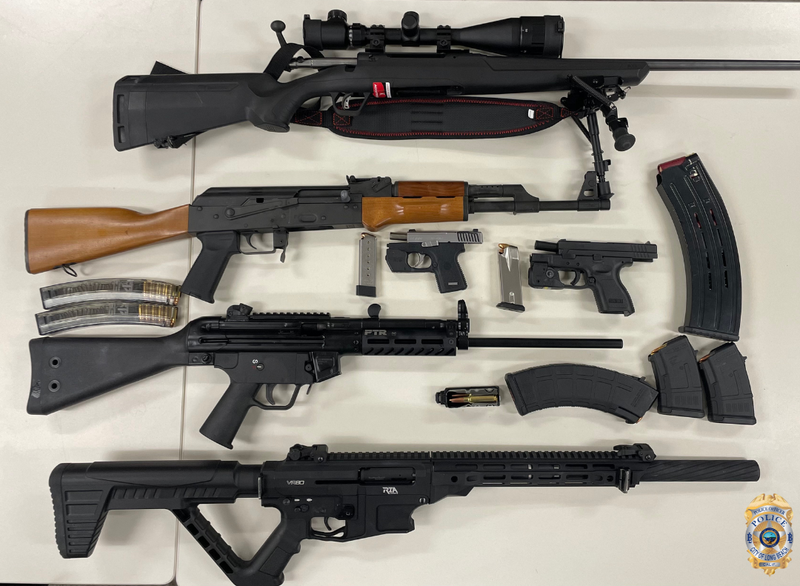 Police Released Photo of Weapons Owned By Man Who Threatened Co-Workers