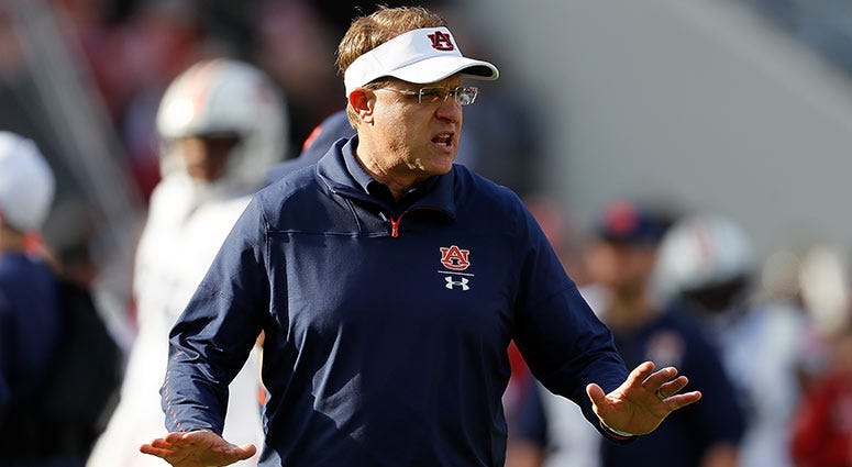 Head coach Gus Malzahn of the Auburn Tigers