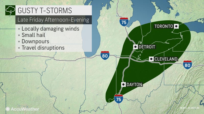 Forecast for Friday, Oct. 23