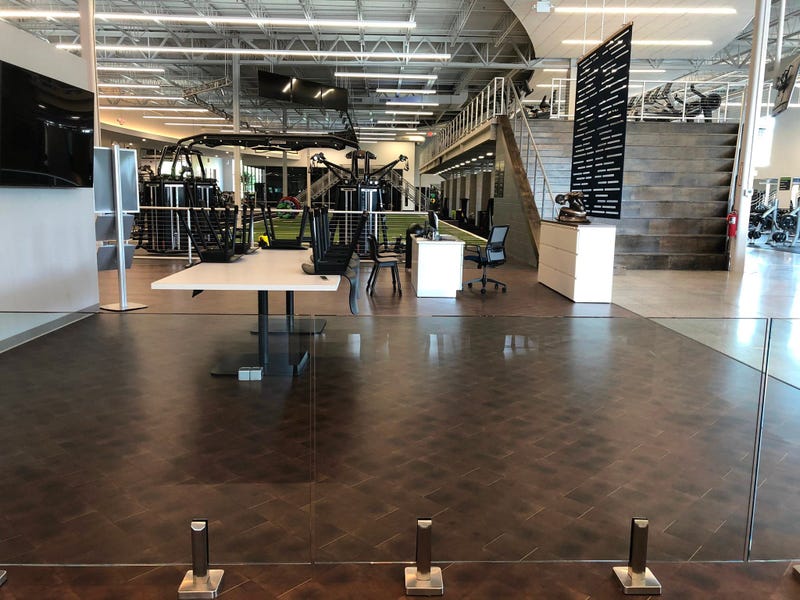 An empty Catalyst Fitness in Amherst. August 6, 2020 (WBEN Photo/Mike Baggerman)