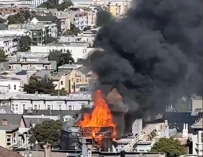 The building sustained major water damage.