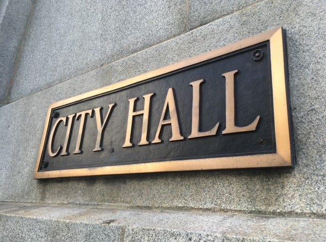 City Hall sign