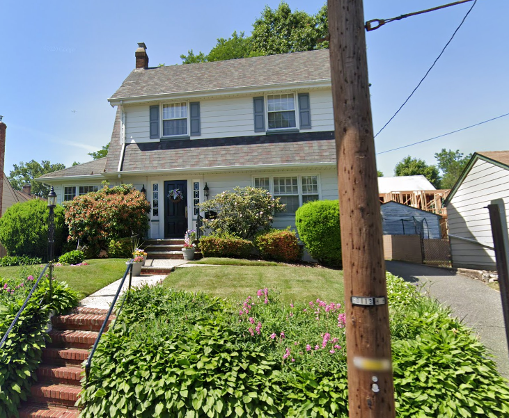 The Hasbrouck Heights, NJ house where authorities allege a man murdered his wife Friday night, then staged a robbery to show the police.