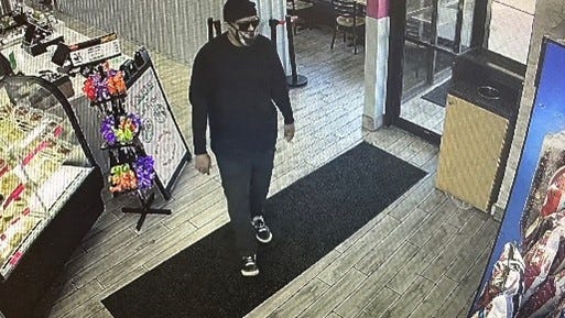 WANTED: Hammer-wielding man who vandalized Bread Basket Deli in Downtown Detroit