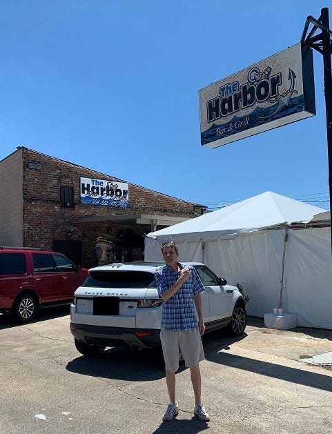 outside the harbor