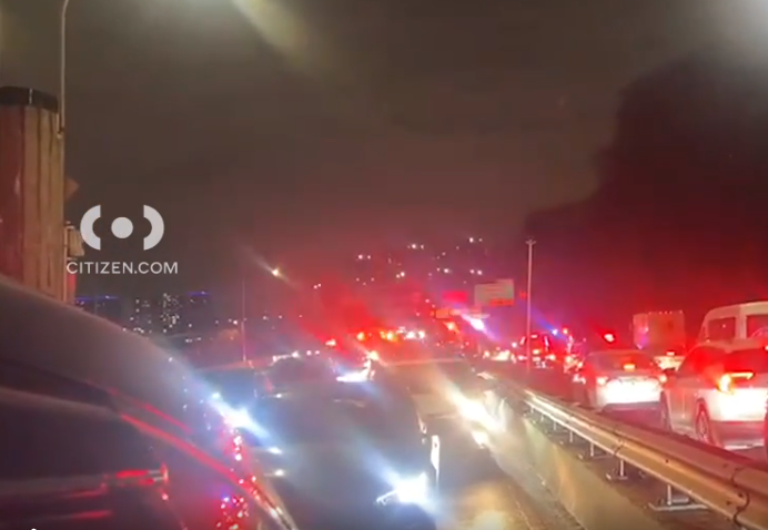 Traffic was backed up on the Harlem River Drive after the incident