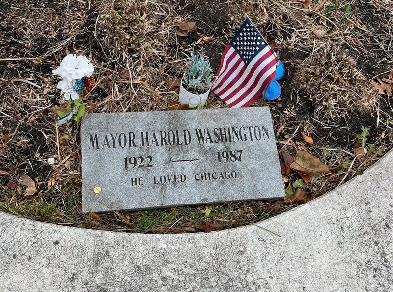 Washington grave marker