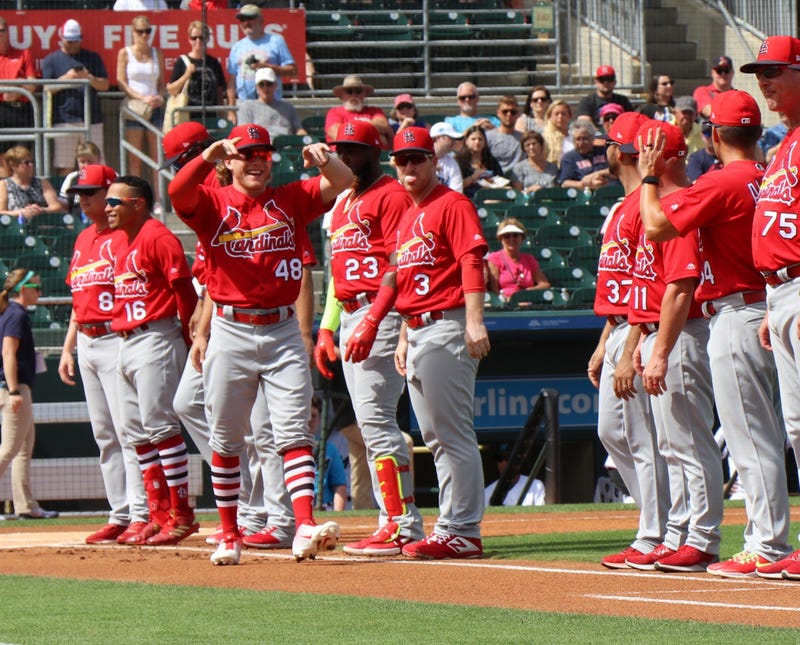 Cardinals center fielder Harrison Bader.