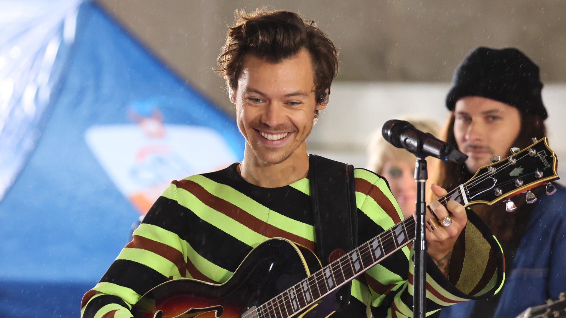 Harry Styles made a music video for $300 in 3 hours with help from James Corden