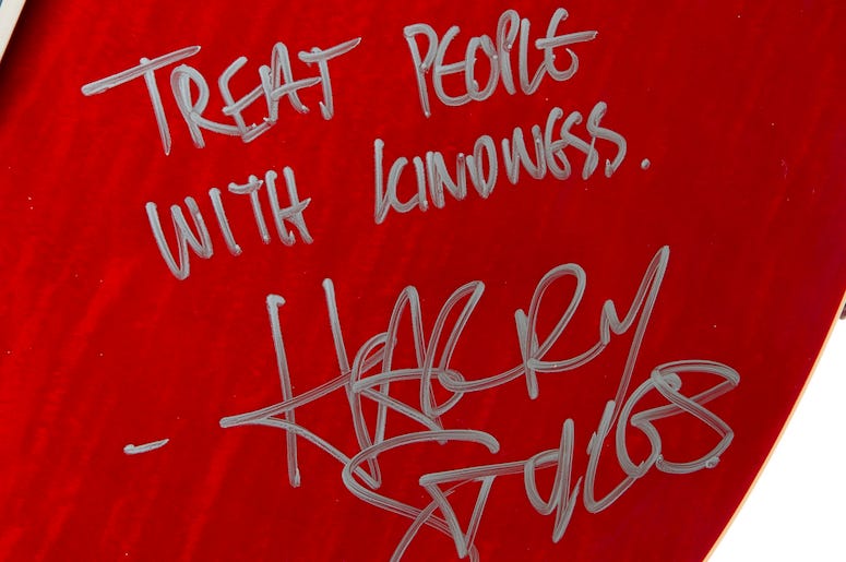Harry Styles autograph