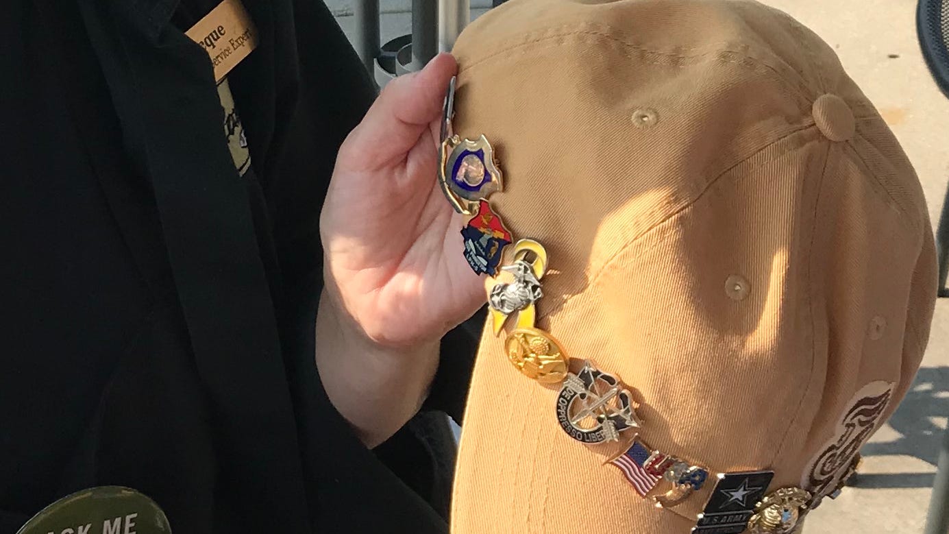 Panera worker hoping for Christmas miracle after hat stolen containing collection of military pins