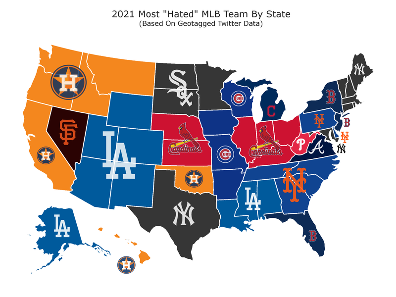 most hated mlb teams 2021