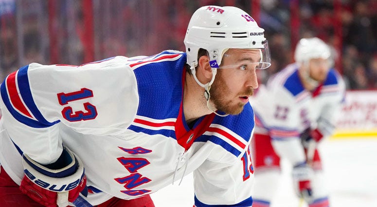 Rangers center Kevin Hayes
