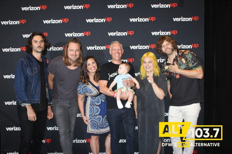 The Head And The Heart Meet And Greet At The Verizon Artist Lounge At ALT 103.7 Studios