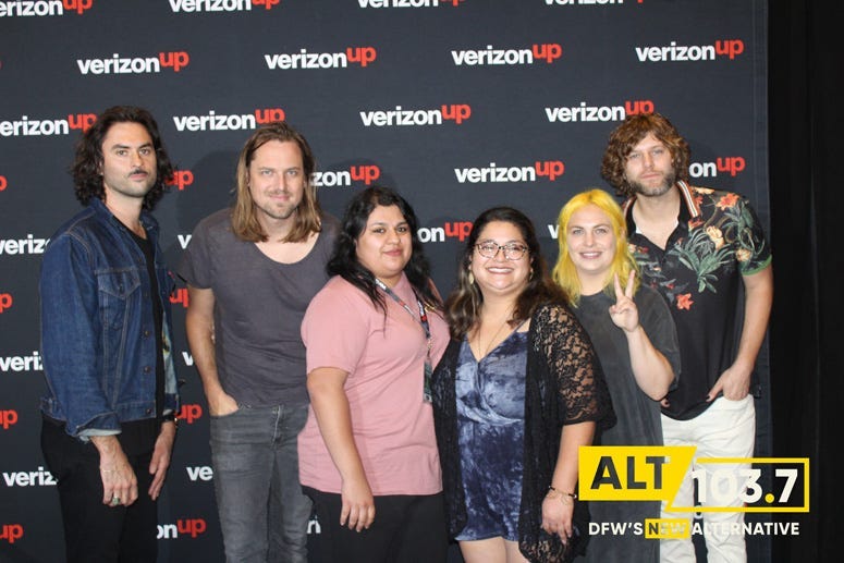 The Head And The Heart Meet And Greet At The Verizon Artist Lounge At ALT 103.7 Studios