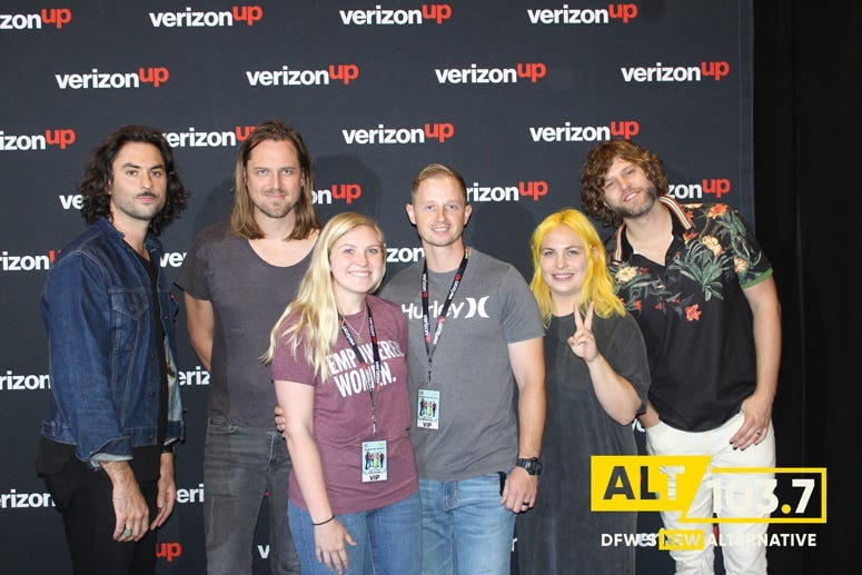 The Head And The Heart Meet And Greet At The Verizon Artist Lounge At ALT 103.7 Studios