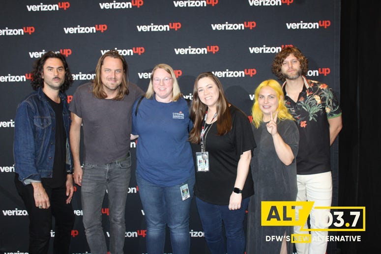 The Head And The Heart Meet And Greet At The Verizon Artist Lounge At ALT 103.7 Studios