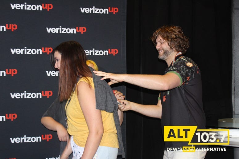The Head And The Heart Meet And Greet At The Verizon Artist Lounge At ALT 103.7 Studios