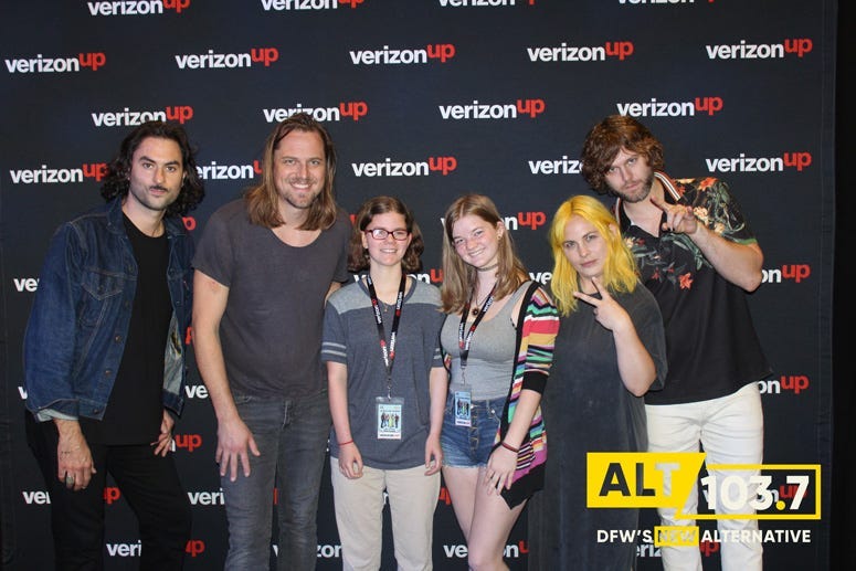 The Head And The Heart Meet And Greet At The Verizon Artist Lounge At ALT 103.7 Studios